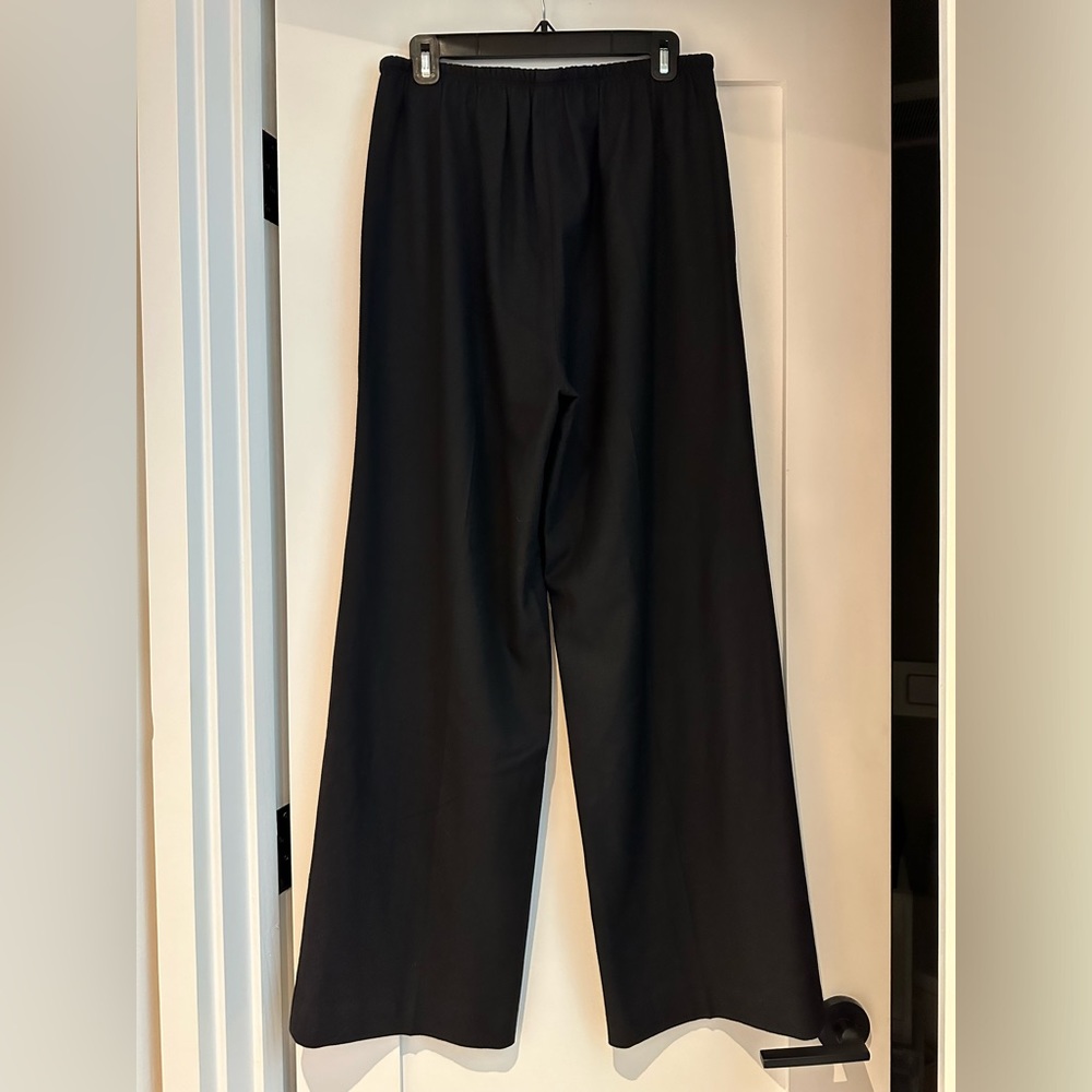 NWT Vince Elastic Waist Wool Blend Pants in Black